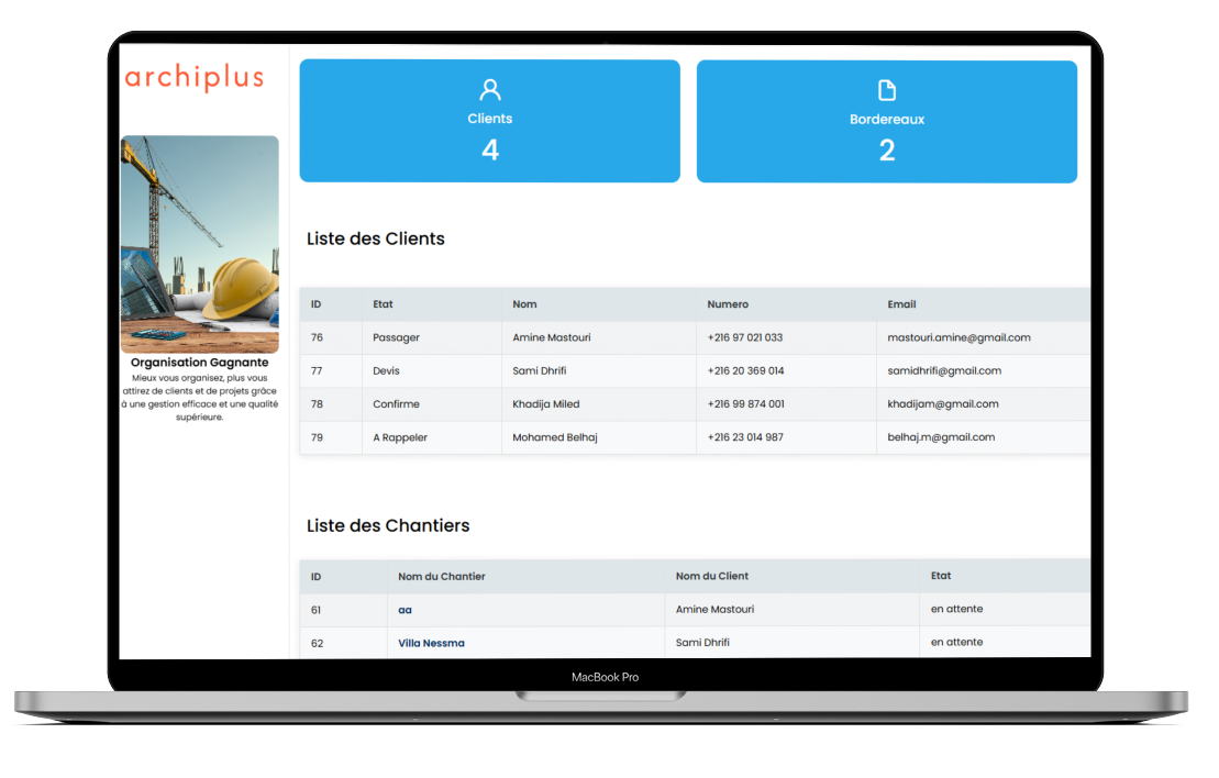 plateforme architectes